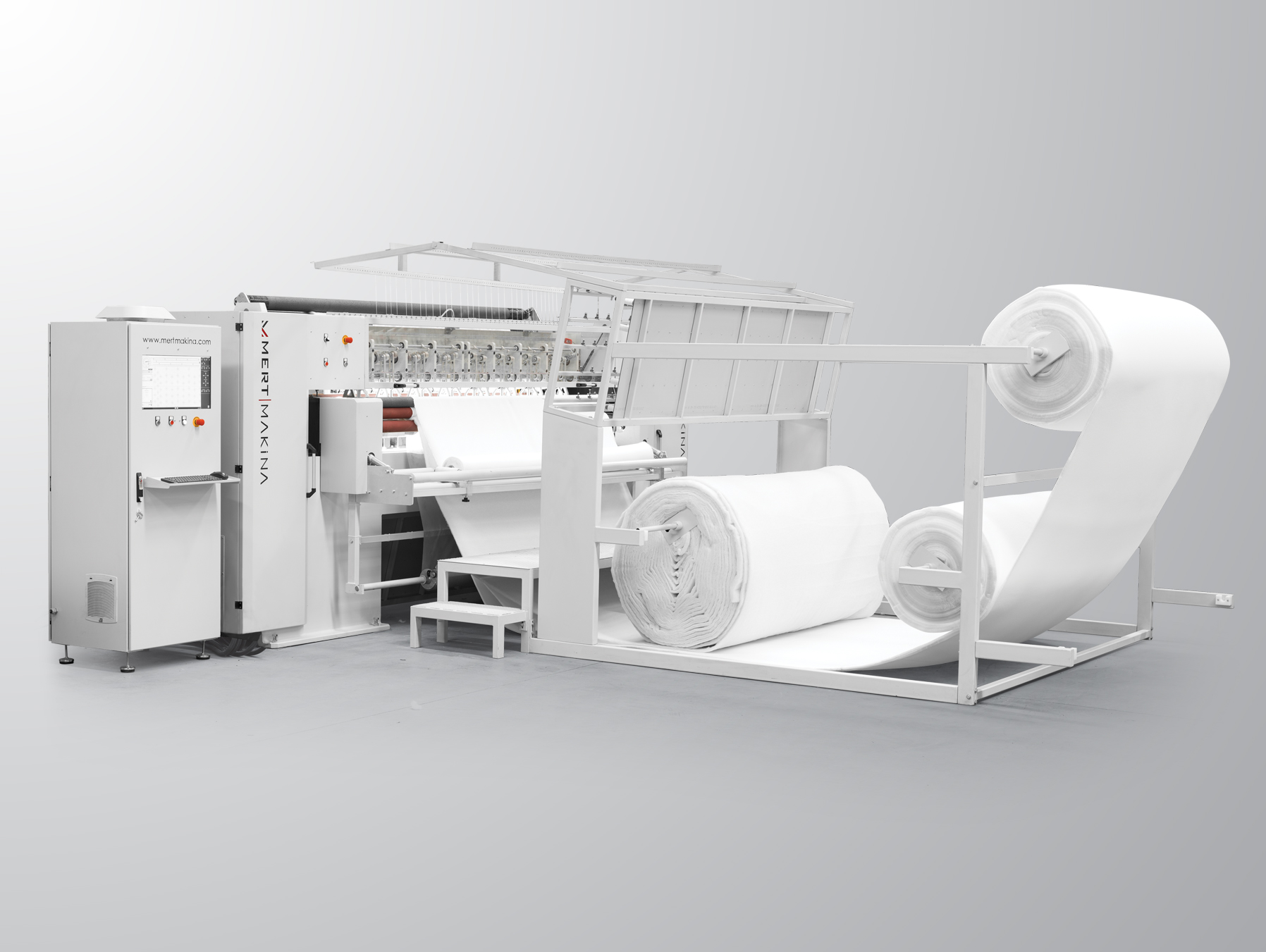 M-1200 Çok İğneli Çift Zincir Dikiş Kapitone Makinası